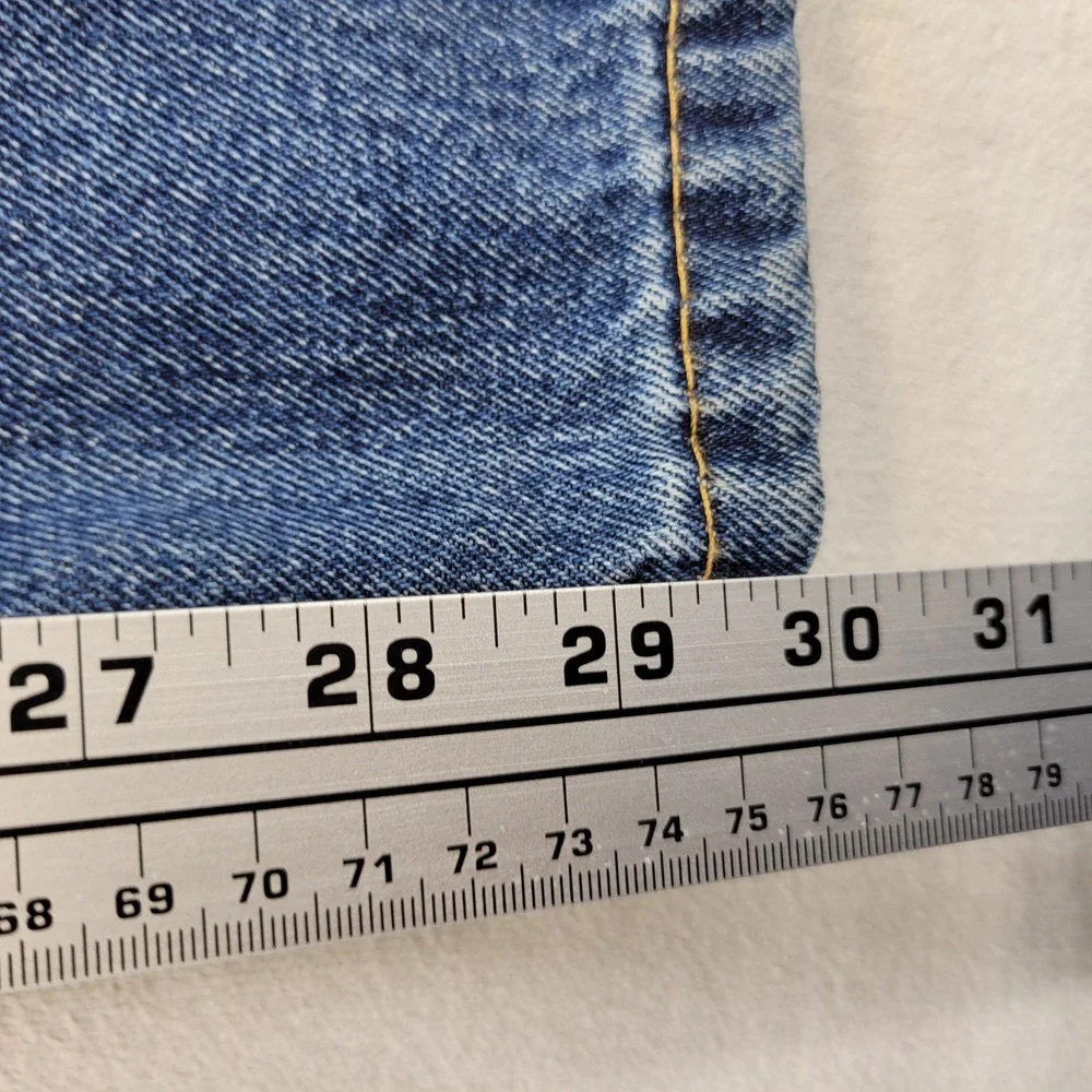 Levi's 550 Jeans Mens 42x30 Blue Relaxed Tapered Leg Medium Wash Denim